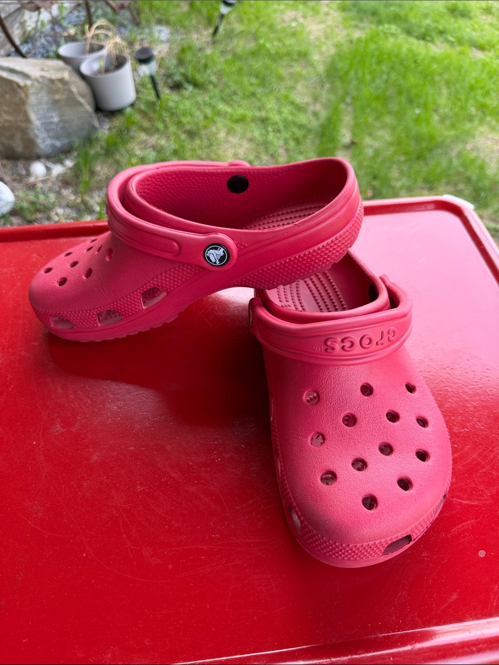 CROCS Classic Clog in Red